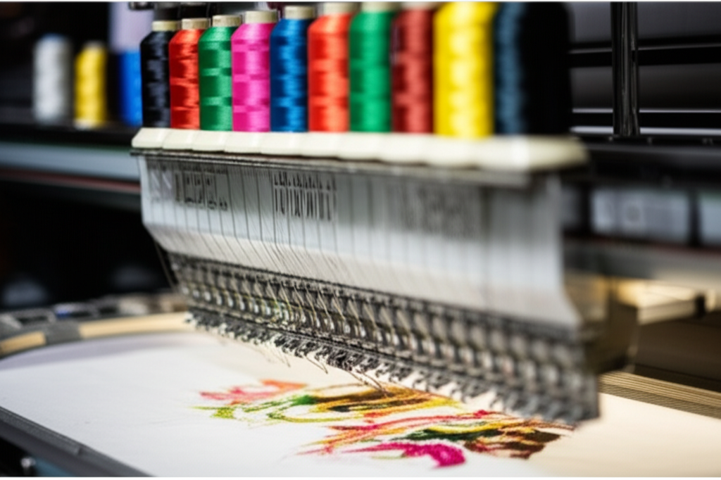 Multi-Head Embroidery Threads