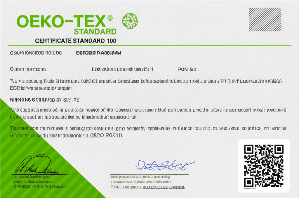OEKO-TEX STANDARD 100 Certification